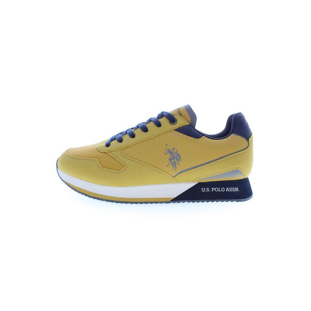 U.S. POLO ASSN. Yellow Polyester Sneaker US-14564-EU42/US9
