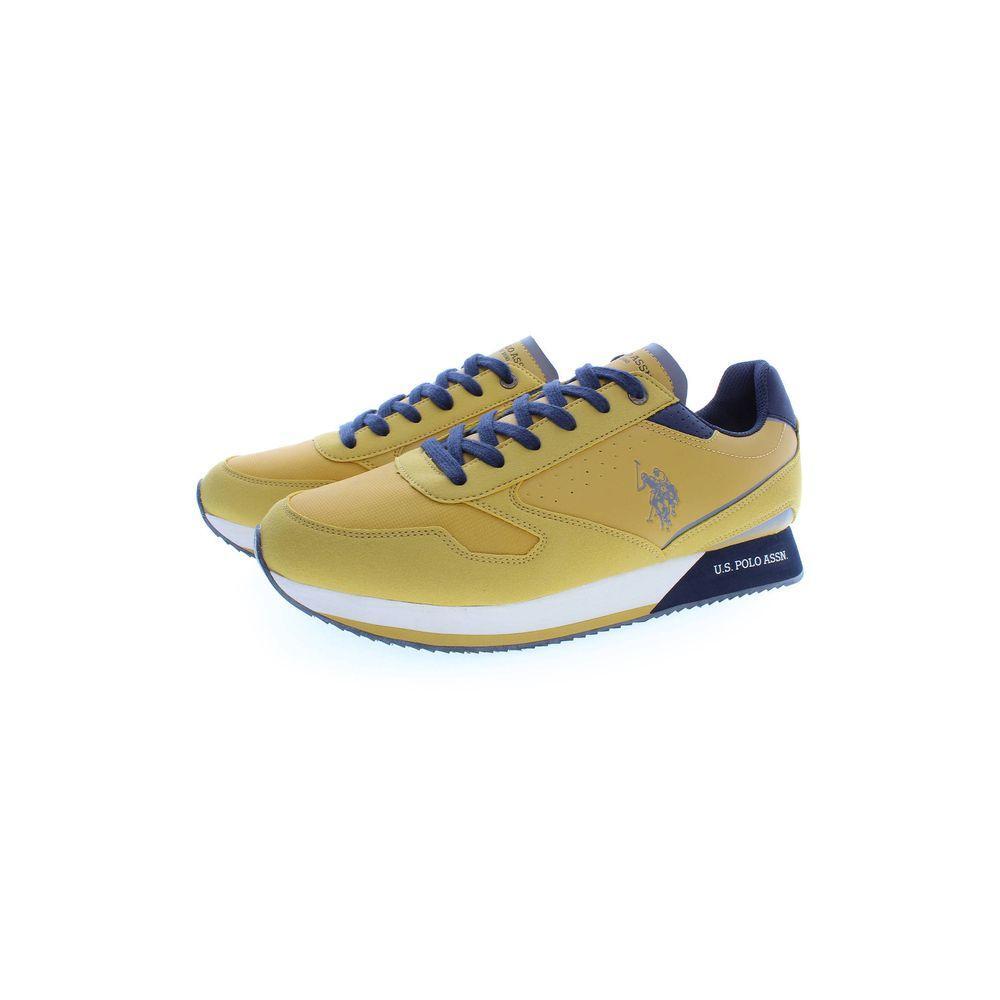 U.S. POLO ASSN. Yellow Polyester Sneaker US-14564-EU42/US9