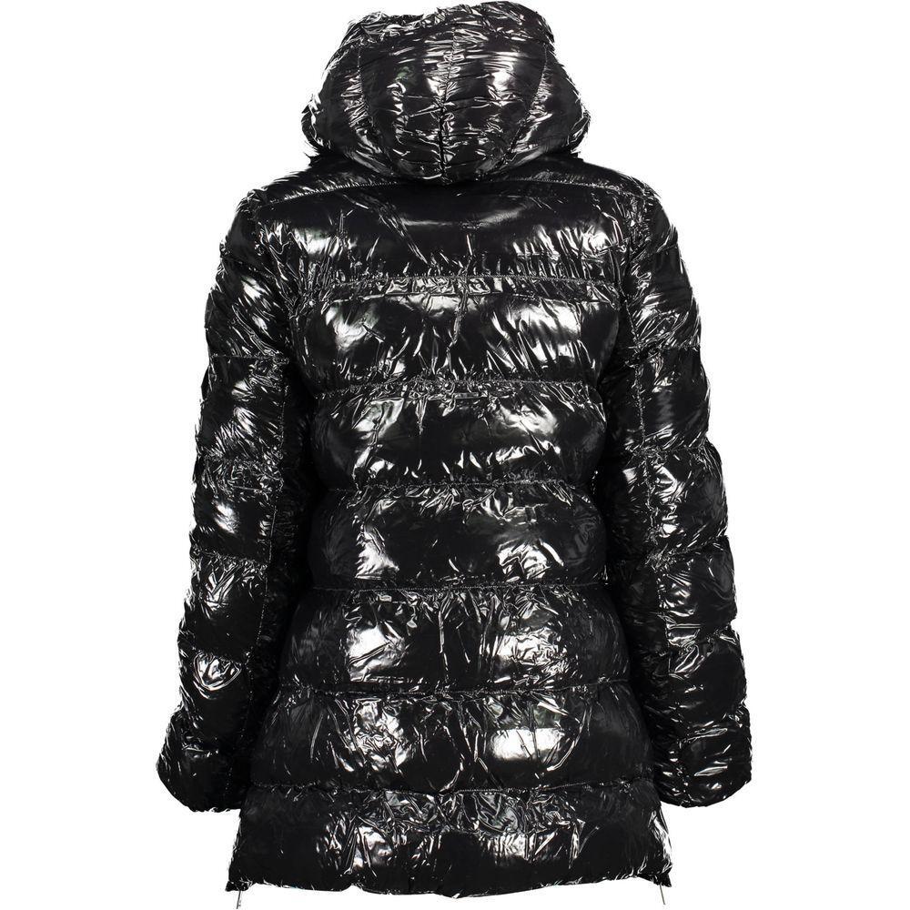 U.S. POLO ASSN. Black Polyester Jackets & Coat