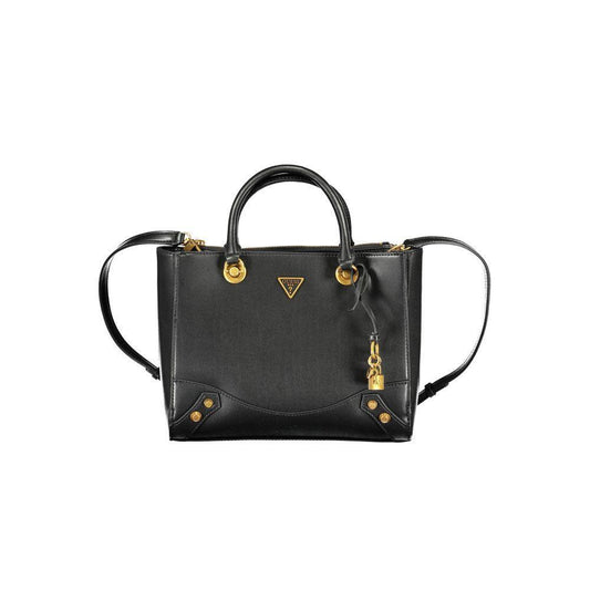 Guess Jeans Black Polyethylene Handbag GU-16997