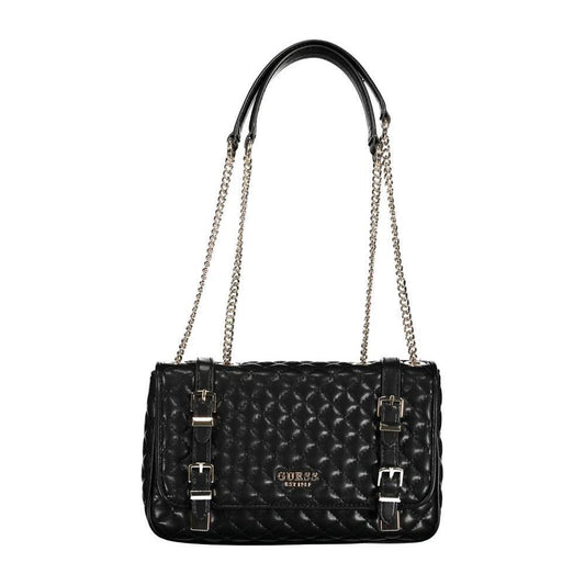Guess Jeans Black Polyethylene Handbag GU-17391