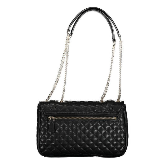 Guess Jeans Black Polyethylene Handbag GU-17391