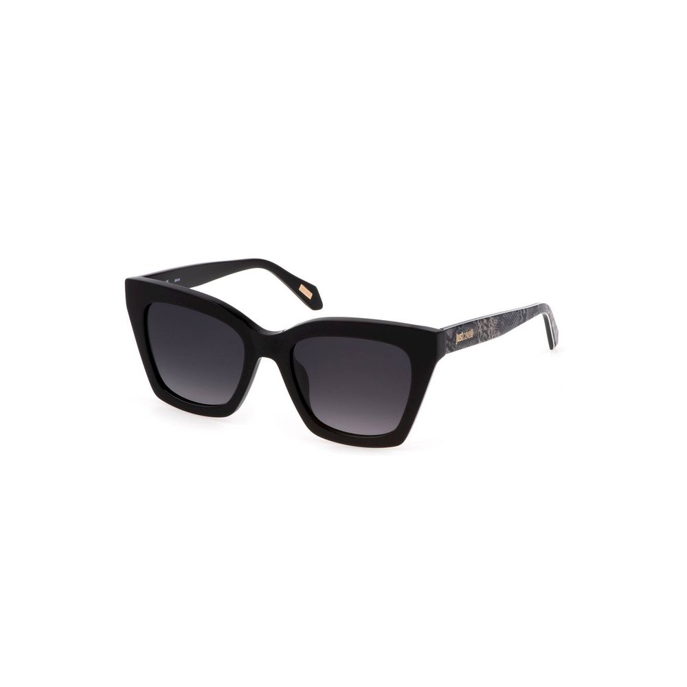 Just Cavalli Black Plastic Sunglass