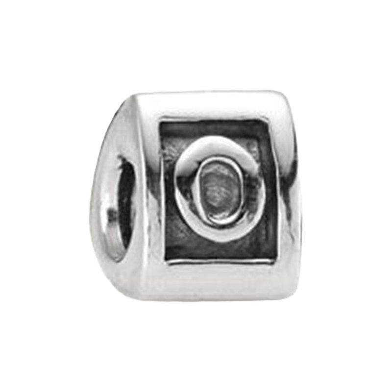 PANDORA CHARMS Mod. LETTER O INITIAL BEAD