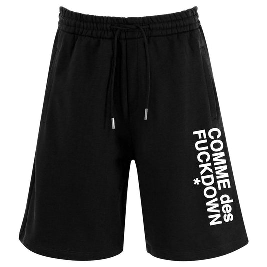 Comme Des Fuckdown Black Cotton Short