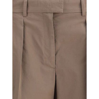 The Row Beige Cotton Casual Pants