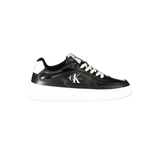 Calvin Klein Black Polyurethane Women Sneaker