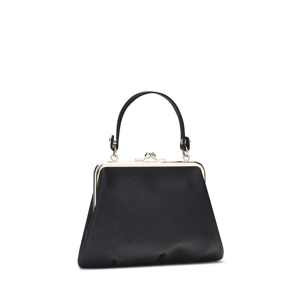Front view with bag zipped and handles upright.