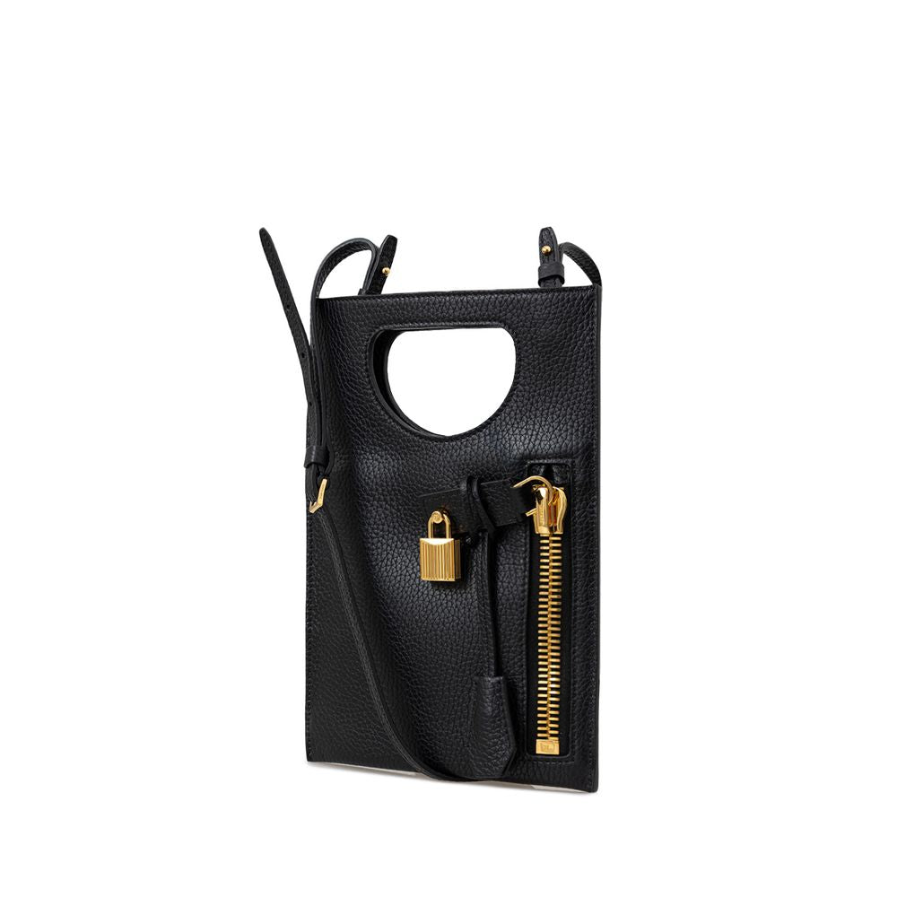Front view with bag zipped and handles upright.