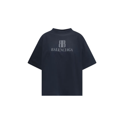Balenciaga Black Cotton T-Shirt