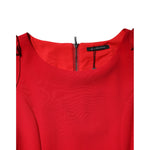 Armani Exchange Red Above Knee Long Sleeves Sheath Dress DR281342-38