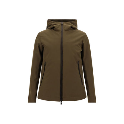 Woolrich Green Polyester Shell Jacket