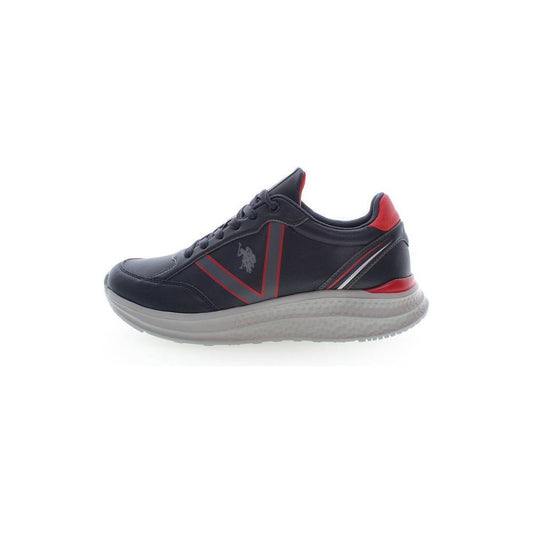 U.S. POLO ASSN. Blue Polyester Sneaker US-15470-EU45/US12