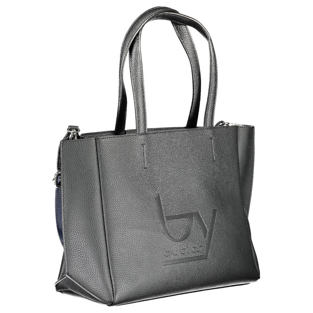 BYBLOS Black Polyethylene Handbag BY-17025