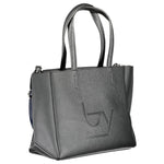 BYBLOS Black Polyethylene Handbag BY-17025