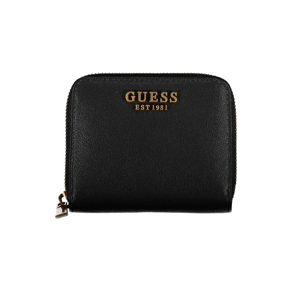 Guess Jeans Black Polyethylene Wallet GU-17409