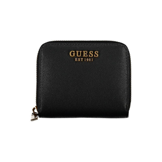 Guess Jeans Black Polyethylene Wallet GU-17409