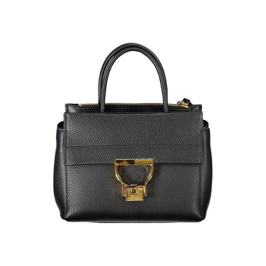 Coccinelle Black Leather Handbag CO-18557