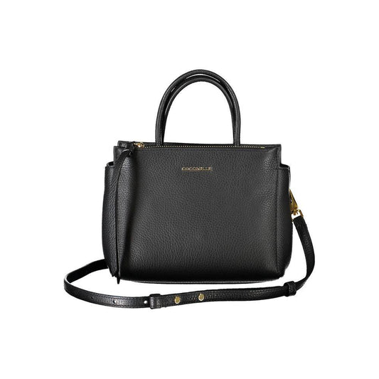 Coccinelle Black Leather Handbag CO-18557