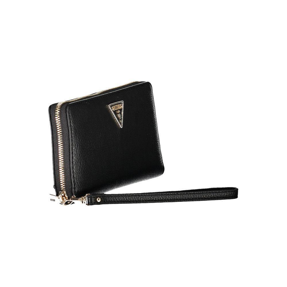 Guess Jeans Black Polyethylene Wallet GU-20099