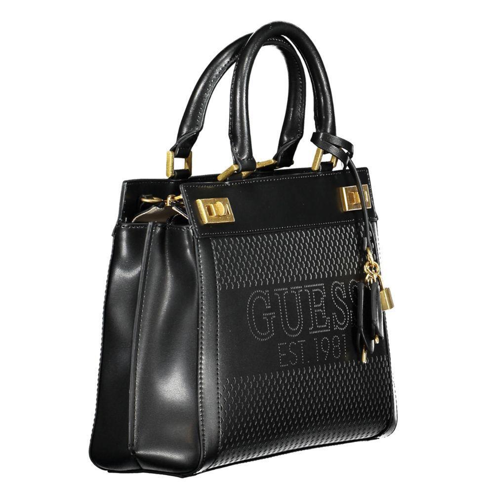 Front view with bag zipped and handles upright.