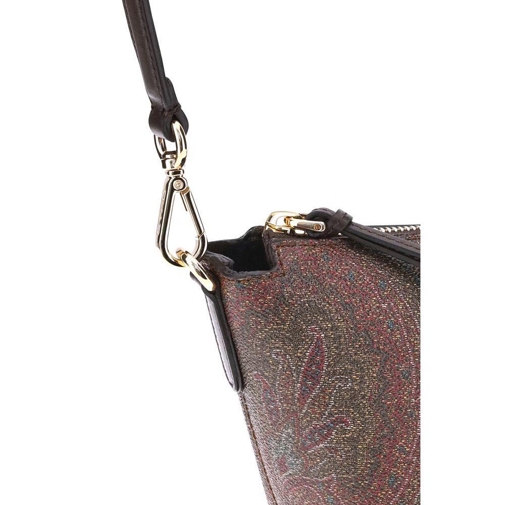Front view with bag zipped and handles upright.