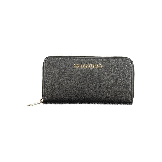 Mario Valentino Black Polyethylene Wallet VA-36231