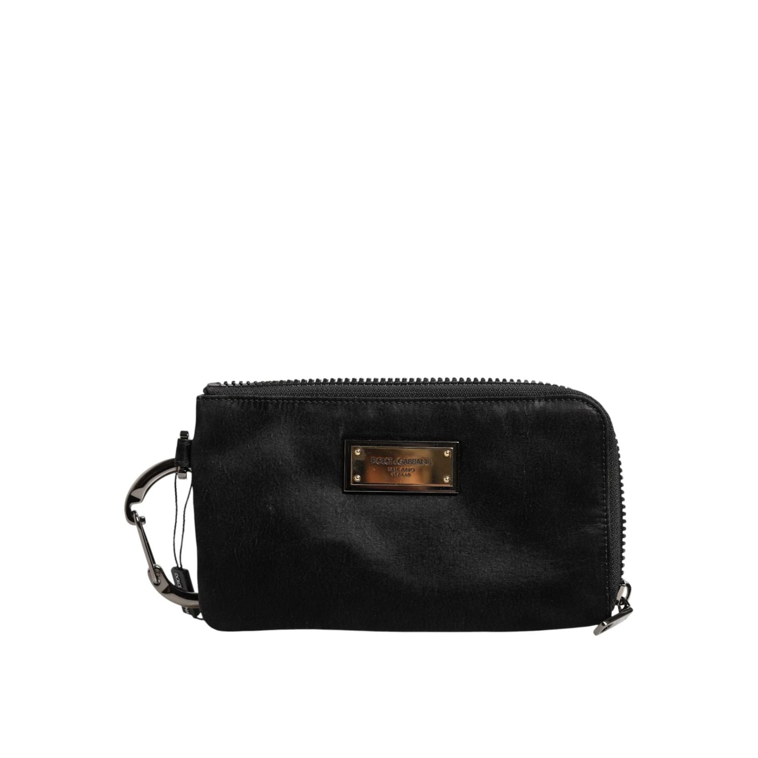 Front view with bag zipped and handles upright.