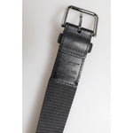 Dolce & Gabbana Green Black Polyester DG Logo Buckle Belt BEL9482-90