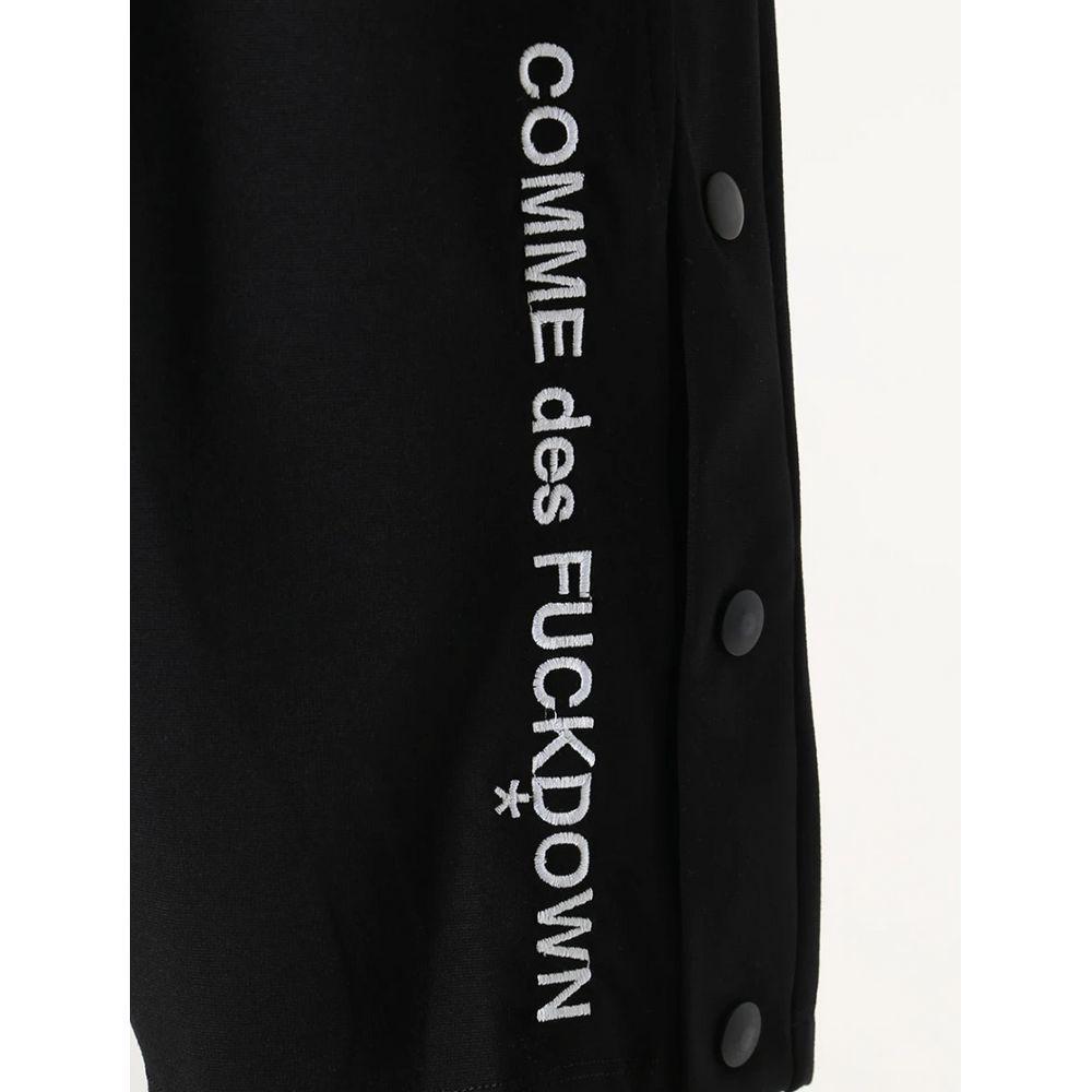 Comme Des Fuckdown Black Viscose Men Bermuda Short CO-15729-L