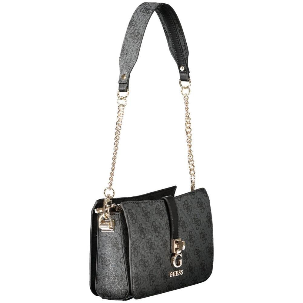 Guess Jeans Black Polyethylene Women Handbag GU-39136