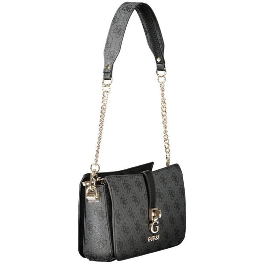 Guess Jeans Black Polyethylene Women Handbag GU-39136