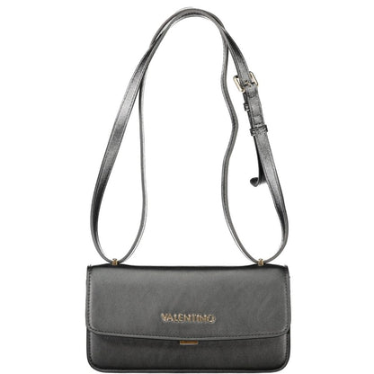Mario Valentino Nero Poliuretano Woman Shoulder Bag