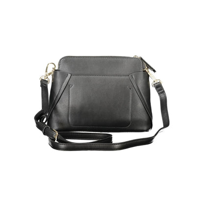Mario Valentino Nero Polyurethane Women Shoulder Bag