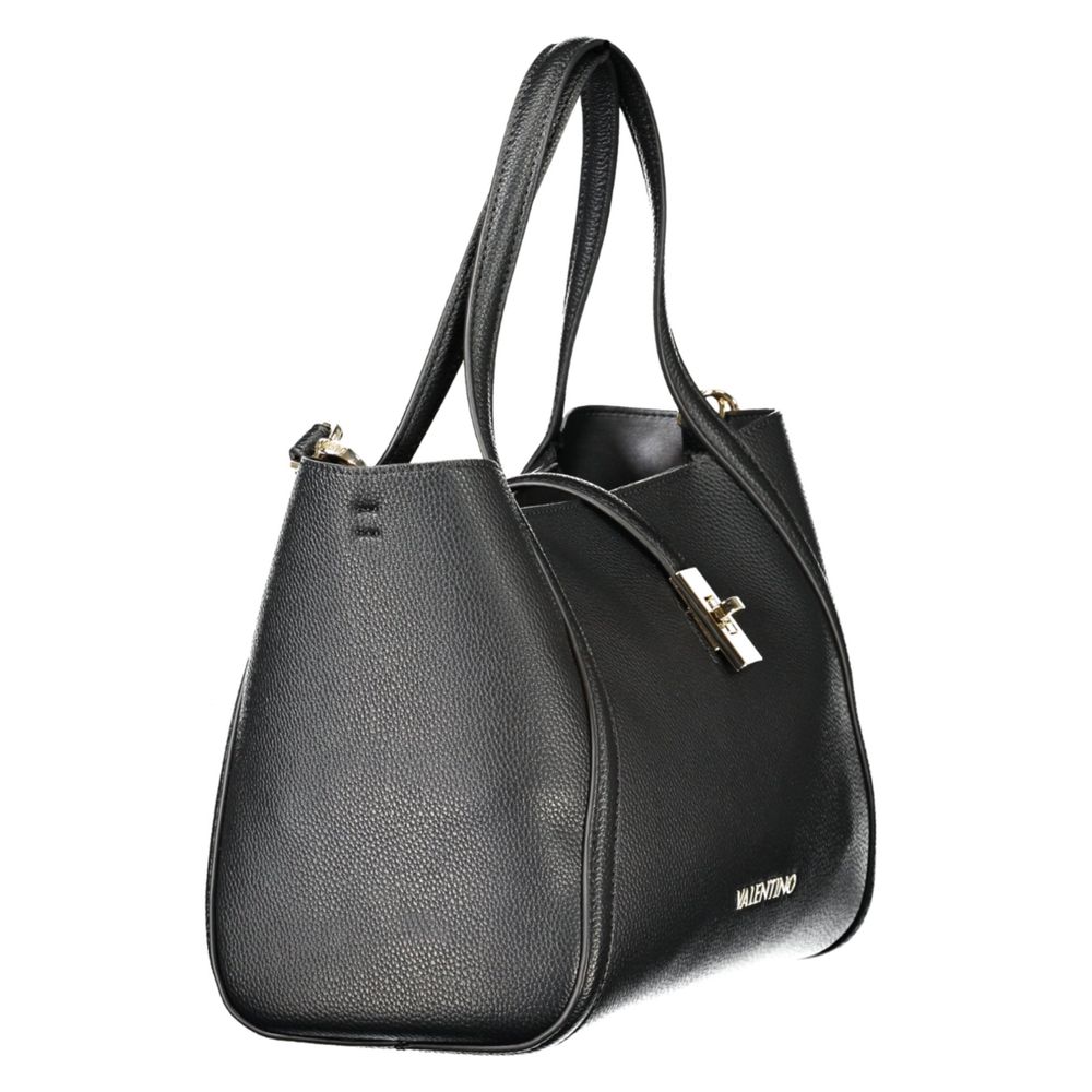 Mario Valentino Black Polyethylene Women Handbag