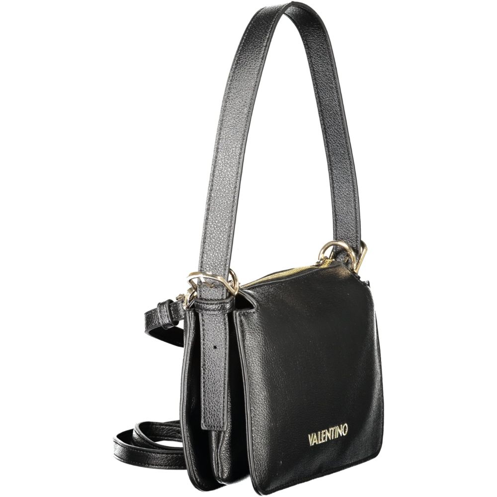 Mario Valentino Black Polyurethane Women Handbag