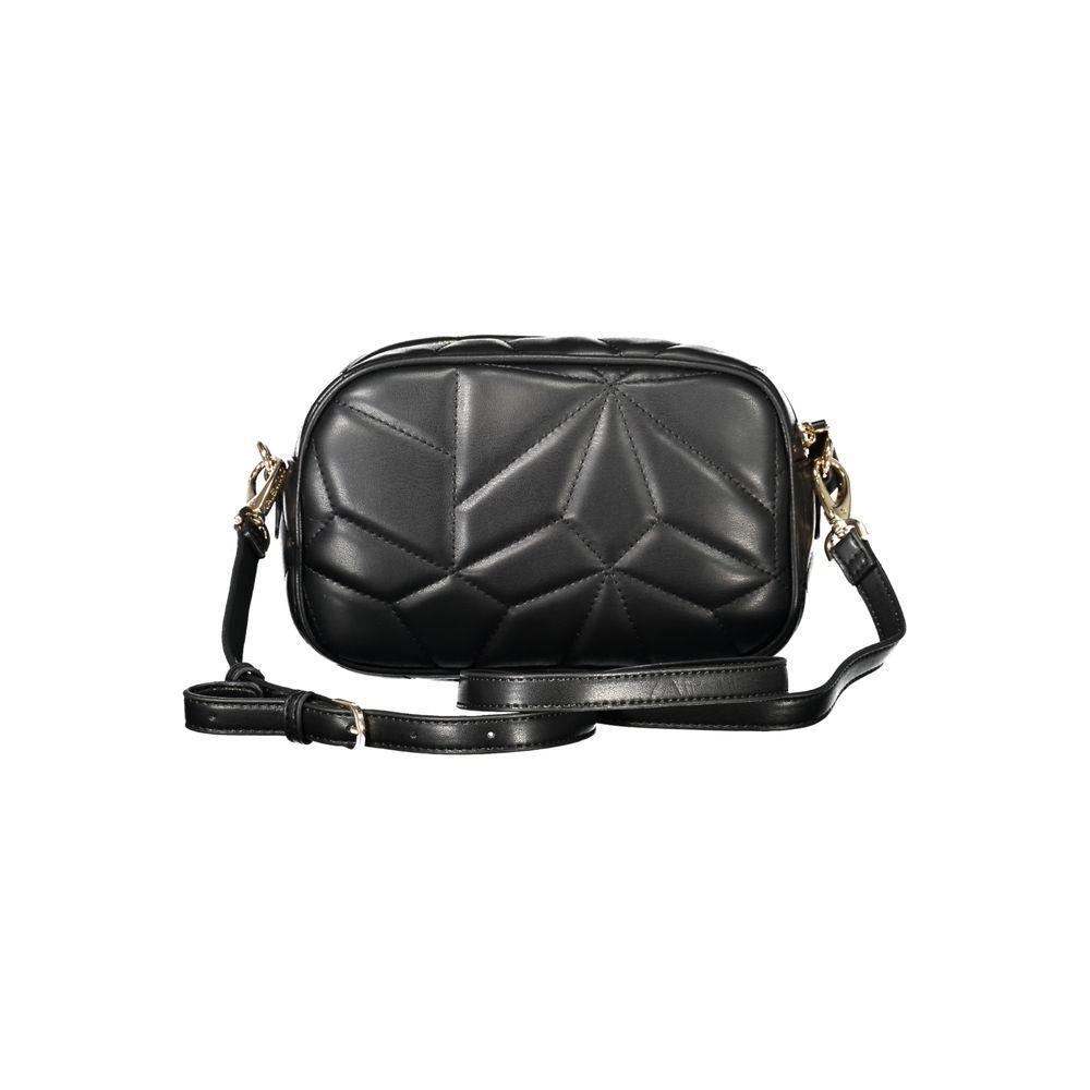 Front view with bag zipped and handles upright.