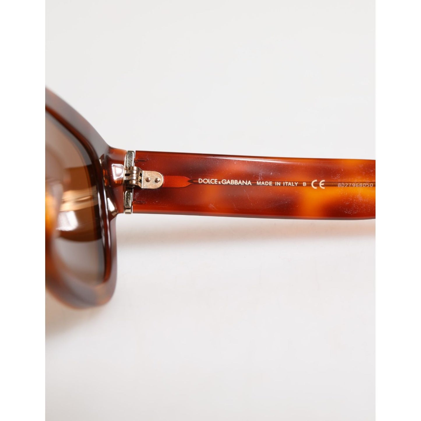 Dolce & Gabbana Green Brown Marbled Acetate DG4379-F Eyewear Sunglasses