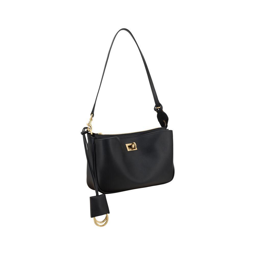 Front view with bag zipped and handles upright.