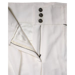 Dolce & Gabbana White Wool High Waist Tapered Pants PAN76555-46