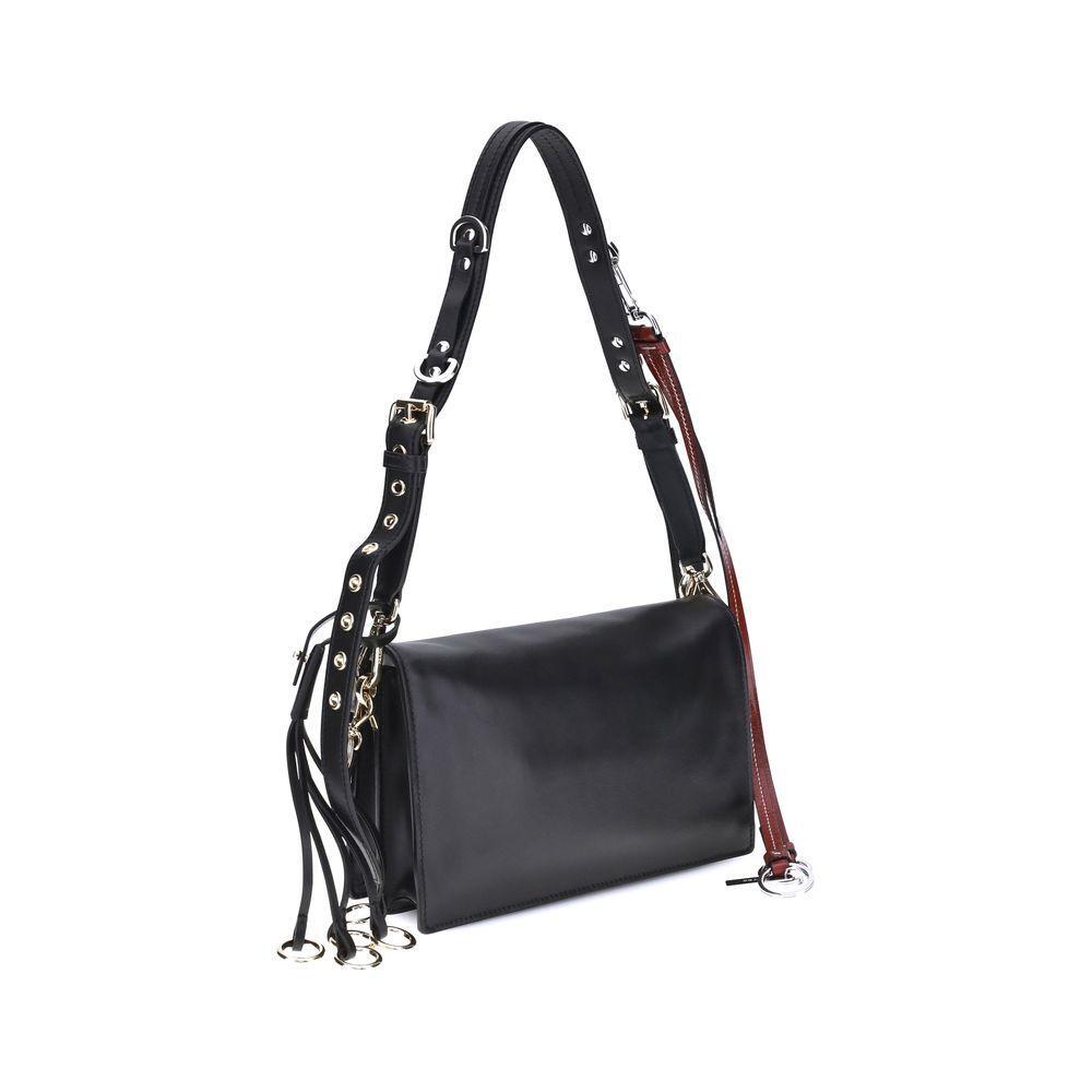 Front view with bag zipped and handles upright.