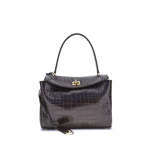 Balenciaga Rodeo Shoulder Bag in crocodile-print leather BA7897792AA5L2221BB
