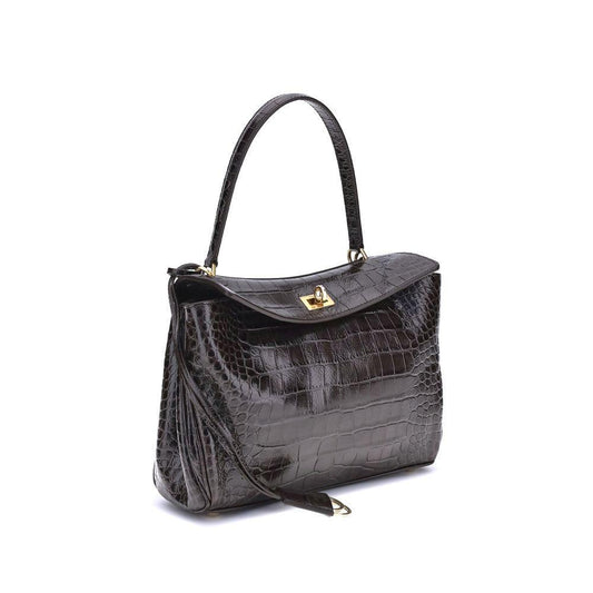 Balenciaga Rodeo Shoulder Bag in crocodile-print leather BA7897792AA5L2221BB