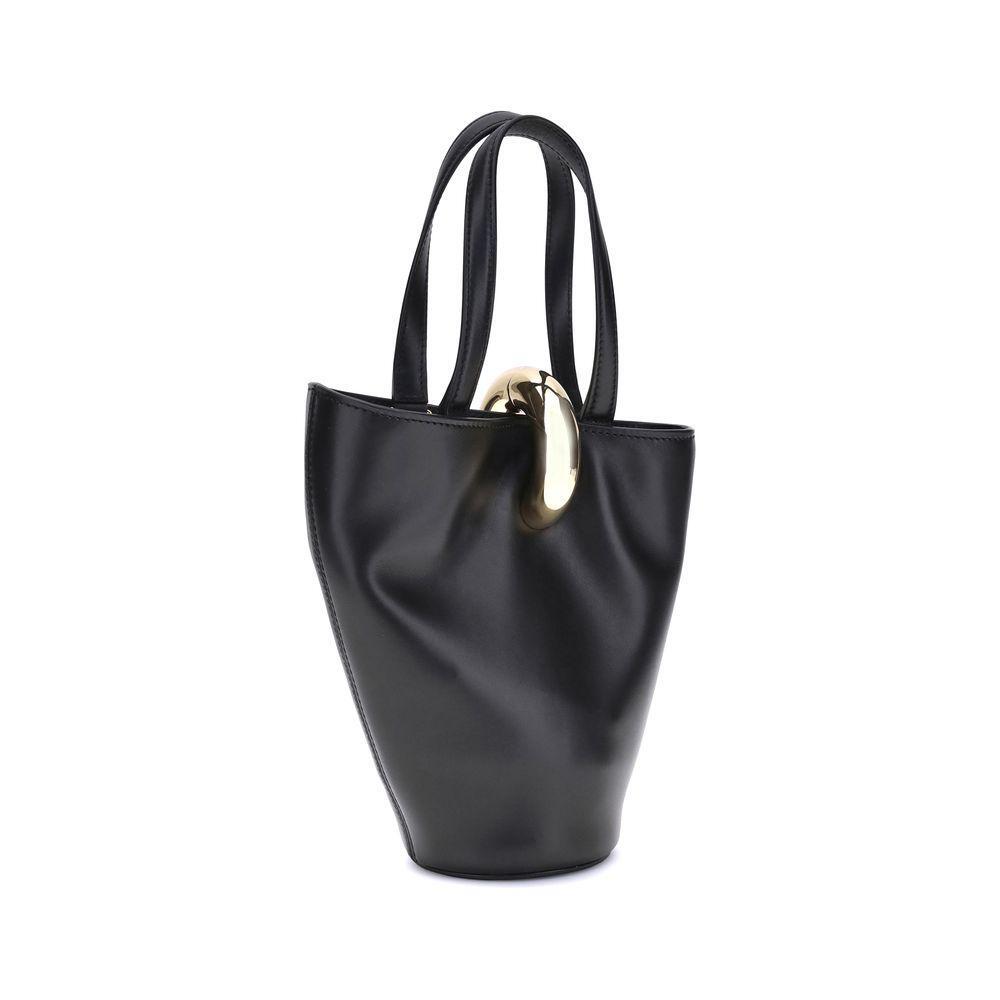 Front view with bag zipped and handles upright.