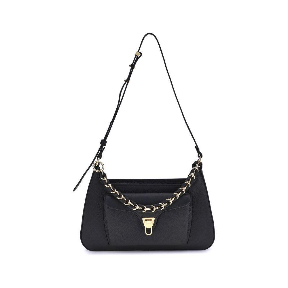 Front view with bag zipped and handles upright.