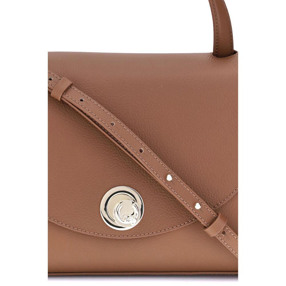 Front view with bag zipped and handles upright.