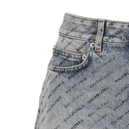 Balenciaga Blue Denim Skirt