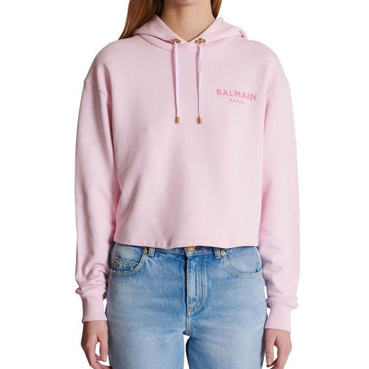 Balmain Flocked Paris Sweatshirt BA-8776393261268-L