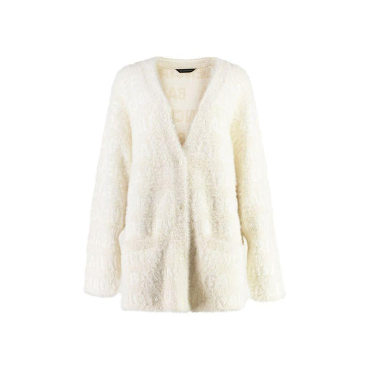 Balenciaga Wool Blend Jacquard Cardigan BA-8776932819156-S
