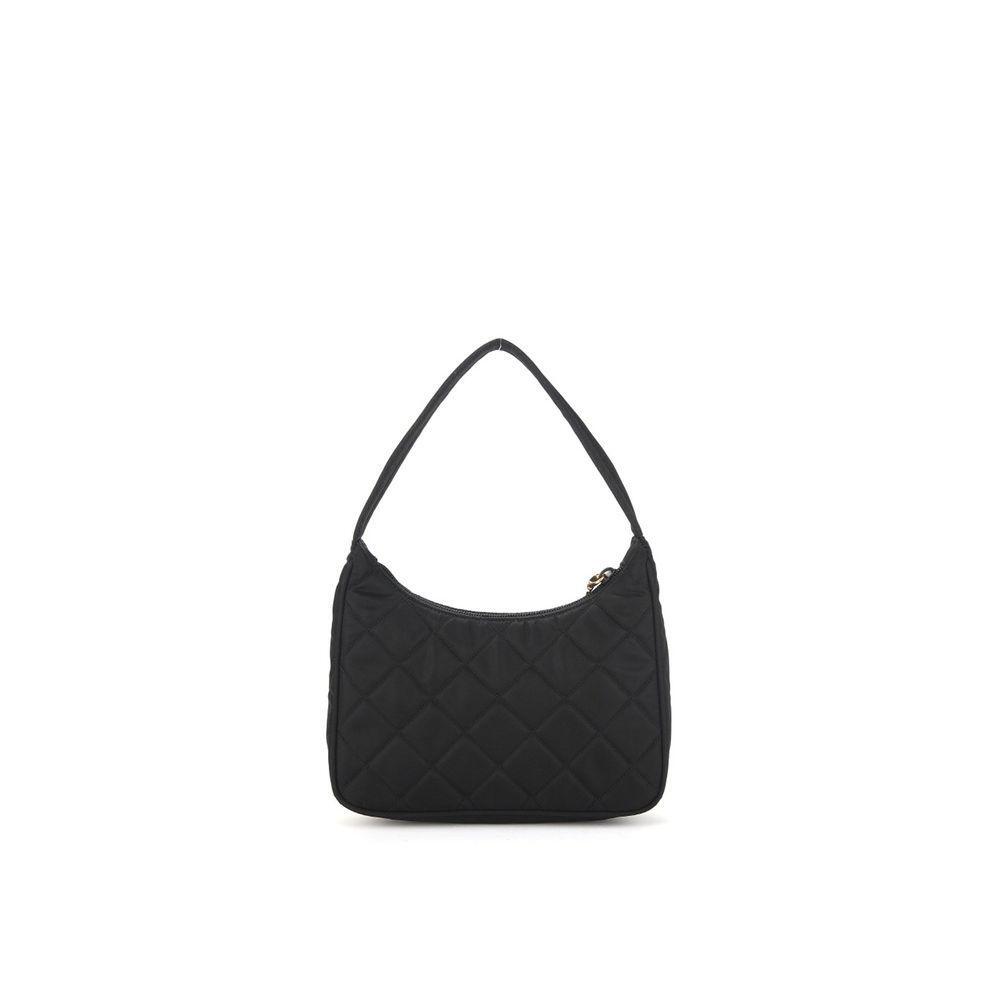 Front view with bag zipped and handles upright.